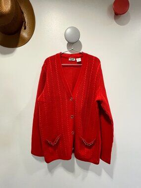 Vintage CELINE 1970s Cardigan S/M